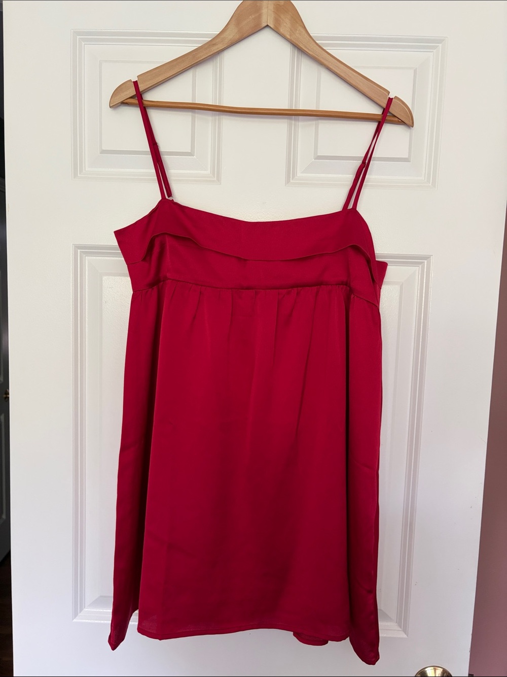 Princess Polly Hot Pink Spaghetti-Strap Mini Dress
